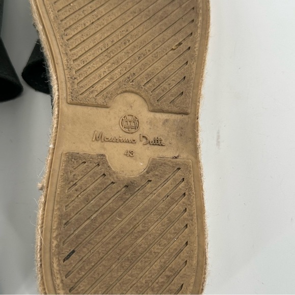 Massimo Dutti mens flats size 43 split suede espadrilles gray suede loafers main image 9